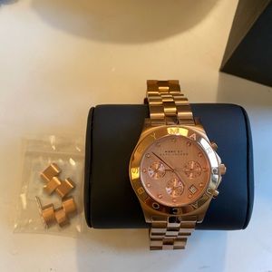 Marc By Marc Jacobs rose gold watch